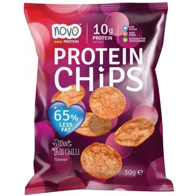 Novo Nutrition Protein Chips 30 g - Tai magus tšilli foto